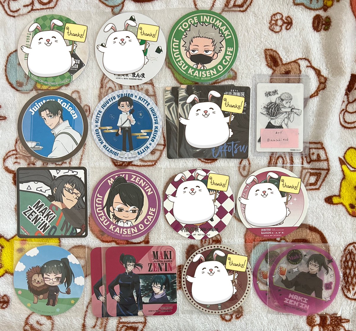 asatuki426's tweet photo. 【交換/譲渡】呪術廻戦 特典 コースター ノベルティ

譲→
画像1-6

求→
同異種 虎杖
1枚100円+送料

郵送、なんば手渡し希望
複数所持しているものは同種もお断りする場合があります。
まとめての方、初回ツイフィお読み頂いた方、優先
よろしくお願いいたします。 https://t.co/NDWWA5a2MA