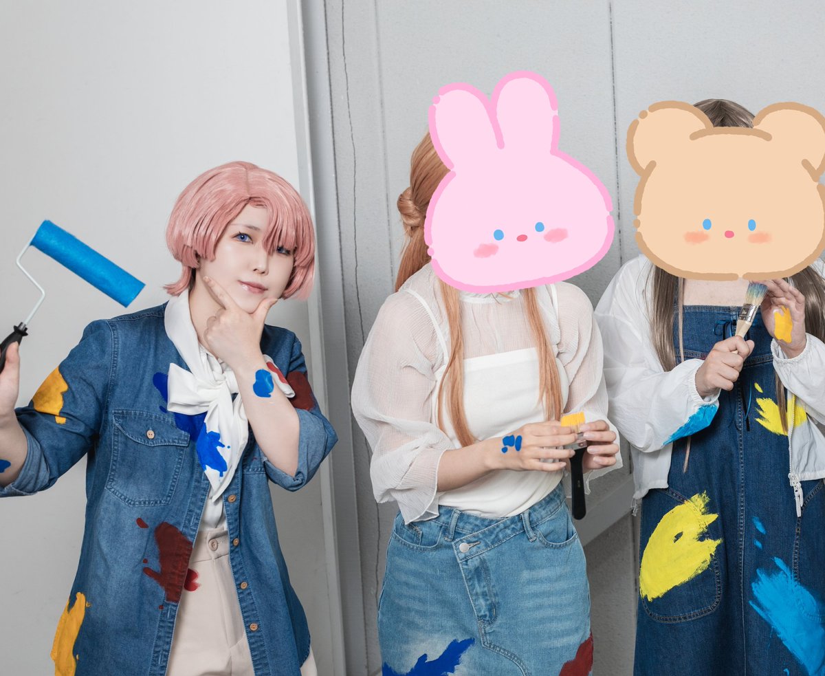 omiomii0416's tweet photo. ※ コスプレ cosplay ※
※※オフショット※※

楽しそうな私😂

学園アイドルマスター
ペインタースタイル
有村麻央

photo @t0ru_l
#初星学園ペインタースタイル0531 https://t.co/wH5UiNfyqa