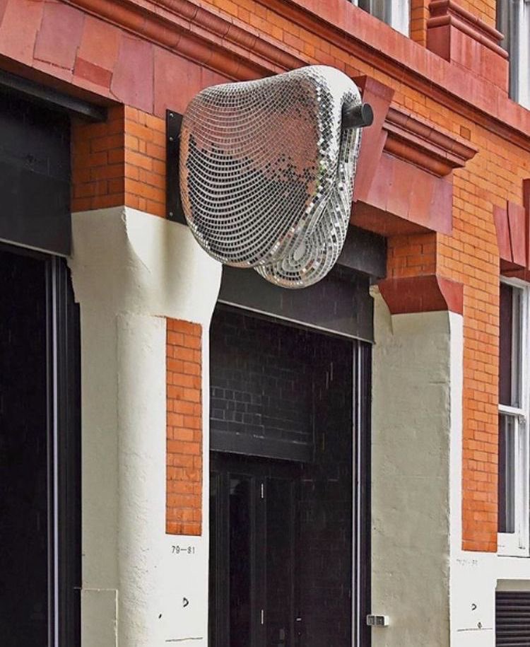 pmamtraveller's tweet photo. "Melting Disco Ball" by the Dutch art collective ROTGANZEN. https://t.co/JiwYXr4KMA