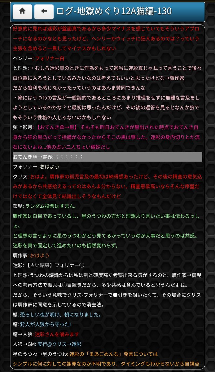 onlinePL_'s tweet photo. 孤児さん

全gj

鯖:狩人が人狼から守った!

鯖:狩人が人狼から守った!
フォリナー: うお
贋作家:何事よ

鯖:狩人が人狼から守った!
贋作家:何事だよほんとに
クリス:w

迷彩:どういうことなんだよｗ
孤児:2発言目で真取ったから作業ゲー
フォリナー:完全試合すぎ 
https://t.co/xsK9W5qDjZ https://t.co/MBx7LOZX4r