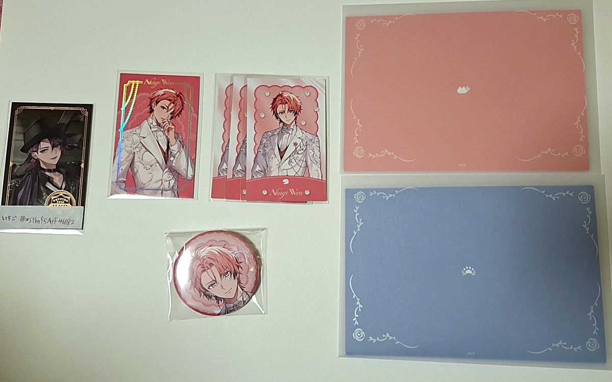 wjtbnf5AtF46682's tweet photo. 【交換】にじさんじ Luminous Marriage ルミナスマリッジ ジュンブラ ジューンブライド フォトカ OS特典 ランダム缶バッジ  フォト風カード Aグループ

譲:画像1

求:印2個>1個
まとめて、条件の良い方優先

池袋手渡し>郵便
お気軽にお声かけください！ https://t.co/x4LsVLnWn1