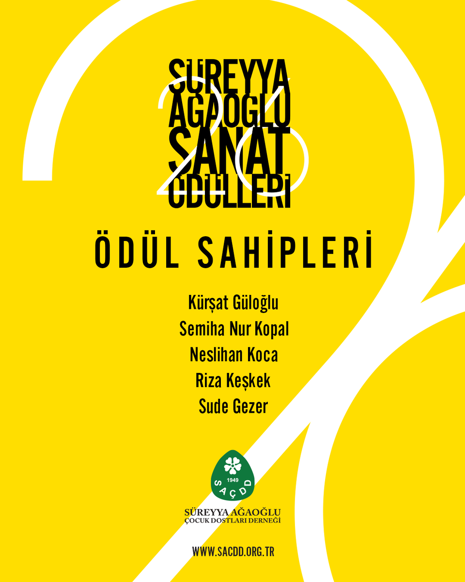 sacdd1949's tweet photo. Kurucumuz Süreyya Ağaoğlu’na ithafen düzenlediğimiz 2026 Süreyya Ağaoğlu Sanat Ödüllerinin kazanan isimlerini sizlerle paylaşmaktan gurur duyuyoruz! https://t.co/hqzht079SC