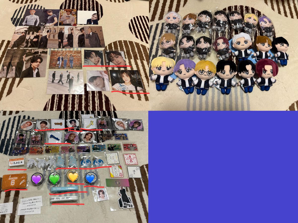 equal_not_'s tweet photo. INI トレカ  交換　トレ

【譲】画像1〜3枚目

【求】固定ポスト（髙塚、後藤）

髙塚、尾崎、木村、藤牧、西⇄髙塚、尾崎、木村
🟥は髙塚未所持との交換
全て髙塚優先　n:1可
郵送

 #INI交換 https://t.co/AqOmBz7itE