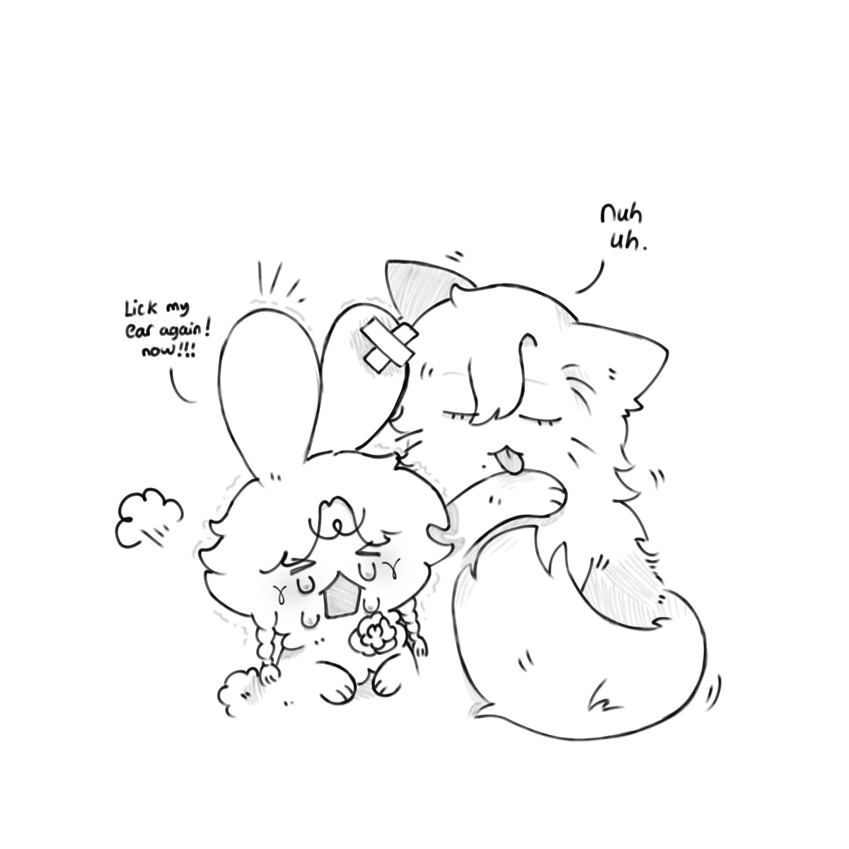 justBobbbbb's tweet photo. @cakalangtore and bunnyando still thought that he was asserting his dominance aaaaah😭😭😭 https://t.co/wutt9bDITt