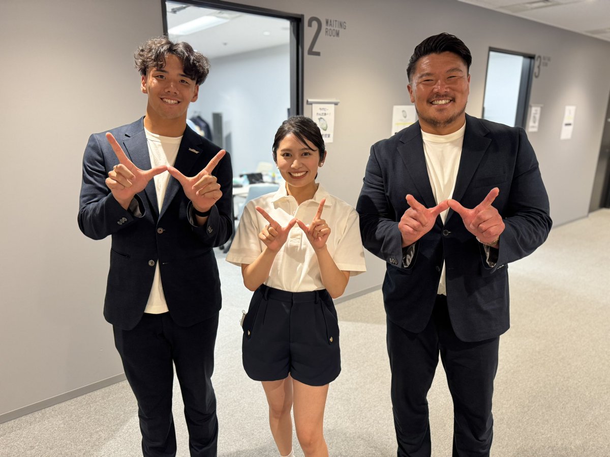 kobe_steelers's tweet photo. 本日放送です📺
#山下裕史
#上ノ坊駿介
#ラグビーわんだほー https://t.co/LAxQmM4lXU