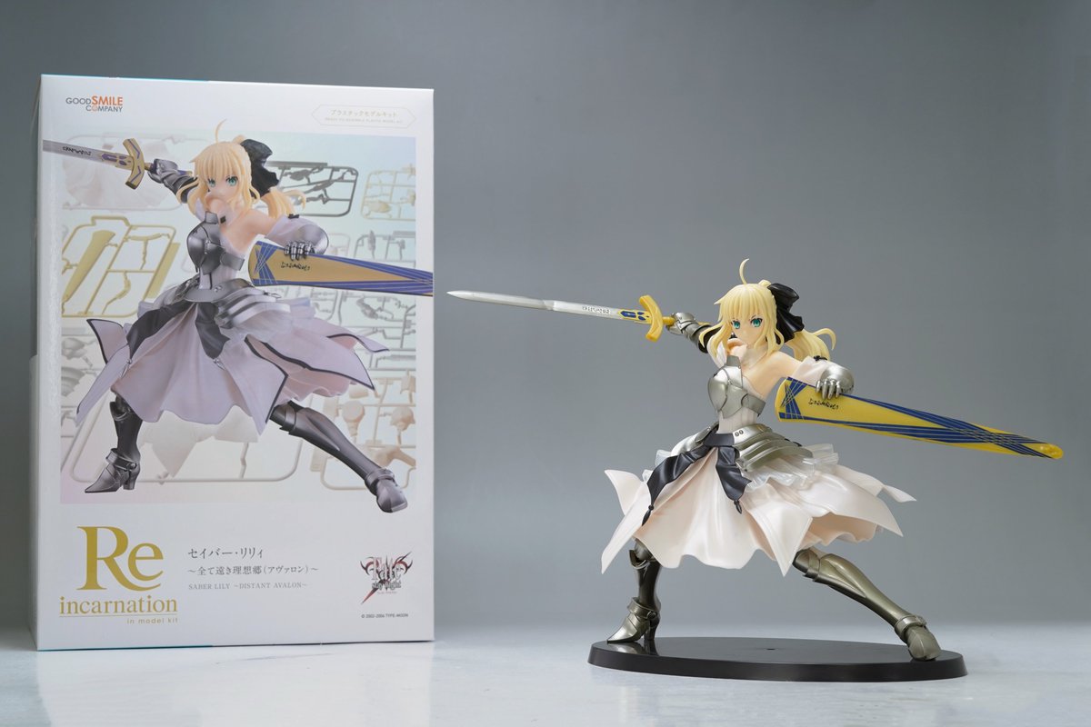 gsc_mechasmile's tweet photo. ✨#リンカネ 出荷情報✨

《名作スケールフィギュアを
「組み立てる」ことができる新体験》

#グッスマ がおくる #プラモデル ブランド
『#Reincarnation』第2弾

「セイバー・リリィ～全て遠き理想郷(アヴァロン)」
本日、出荷いたしました🚚

🔻商品詳細
https://t.co/q2CdxgZ4pM

#Fate https://t.co/GDuFxH4sVc