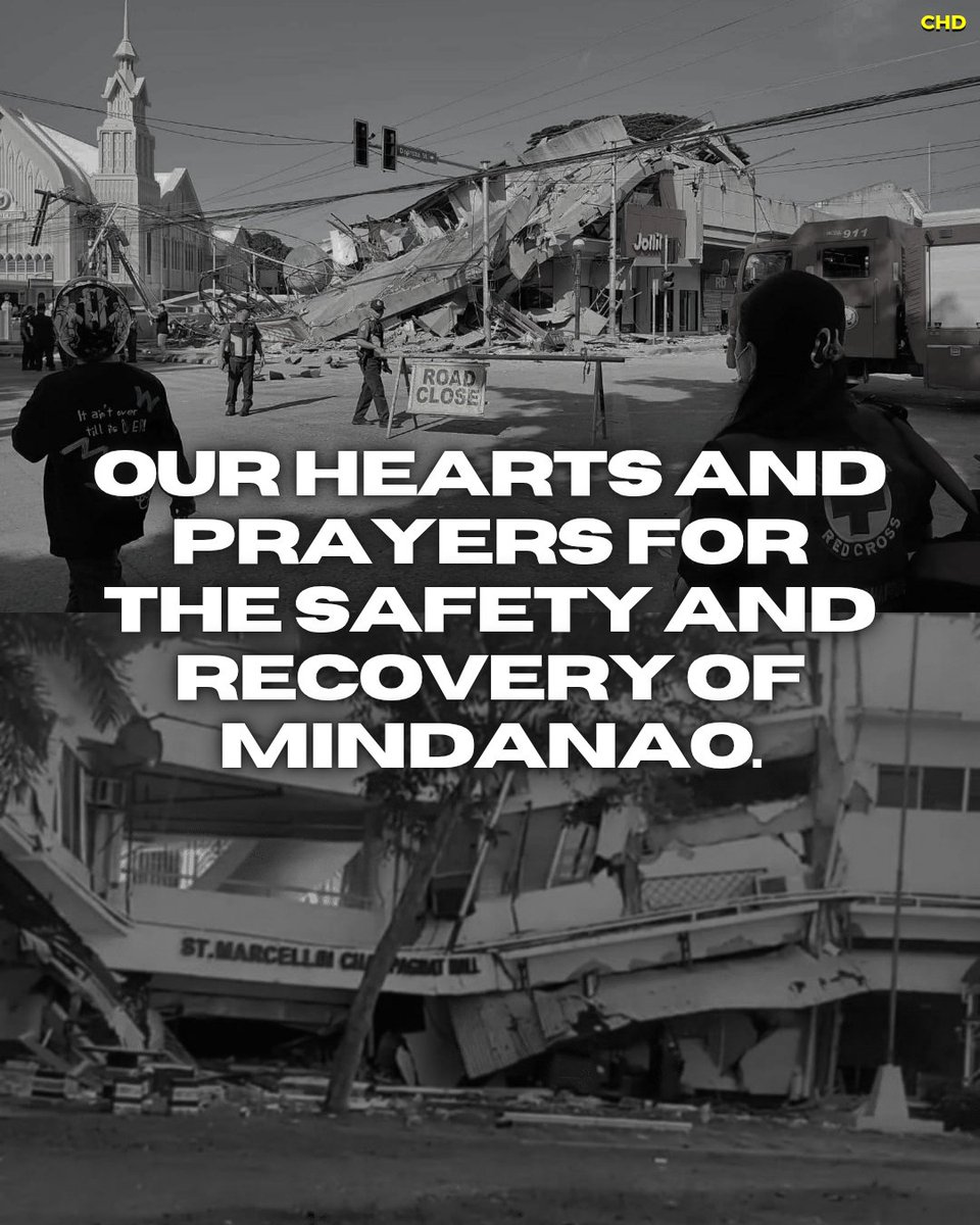 CharlesAaronIS1's tweet photo. Earlier this day, Mindanao was hit by a massive 7.8 magnitude earthquake.

Sending prayers, strength, and support to everyone affected by the earthquake in Mindanao. May everyone stay safe and recover quickly. Let's unite and help those in need. 🤍🙏

#PrayForMindanao https://t.co/voYoApPzsS