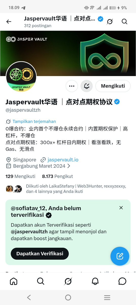 sofiatav_12's tweet photo. @jaspervault @cbid_io @Megalith_Tech @BitfluxCard @TAIJIbsc @SumPlusReal @jaspervaultzh best luck for me 👋🎉 all task done joined https://t.co/9uUvZ9o0id