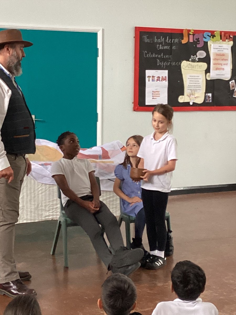BVCSchool's tweet photo. We had a visit from the wonderful Portals to the Past for an Egyptian day! We played Egyptian games, handled artefacts and even discovered the process of mumification! We learnt so much and we can't wait to find out even more about Ancient Egypt in the rest of our History topic! https://t.co/LNWZy2egHb