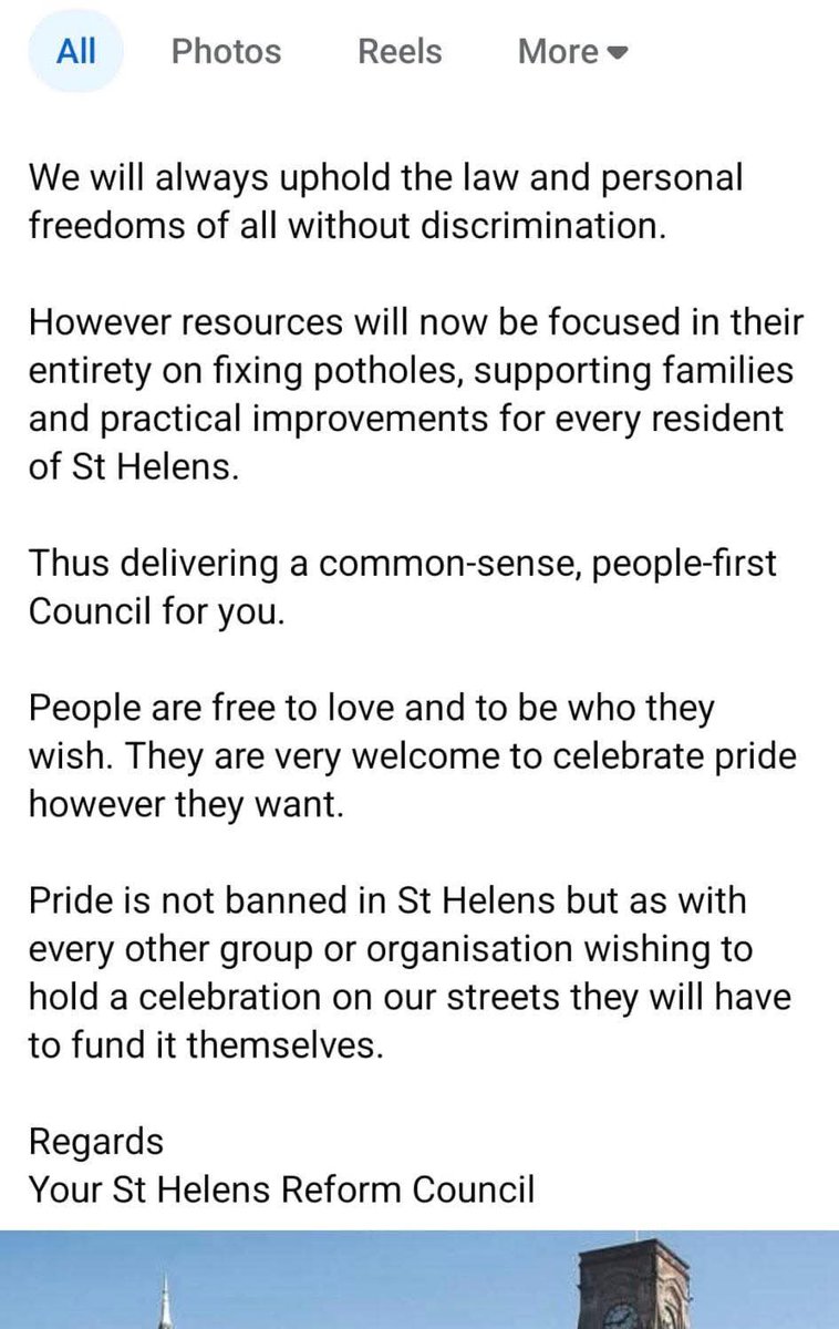 SteveLunt14's tweet photo. More disgusting stuff from Reform, @Donna4Rainhill @reformexposed https://t.co/1zZEQpsiee