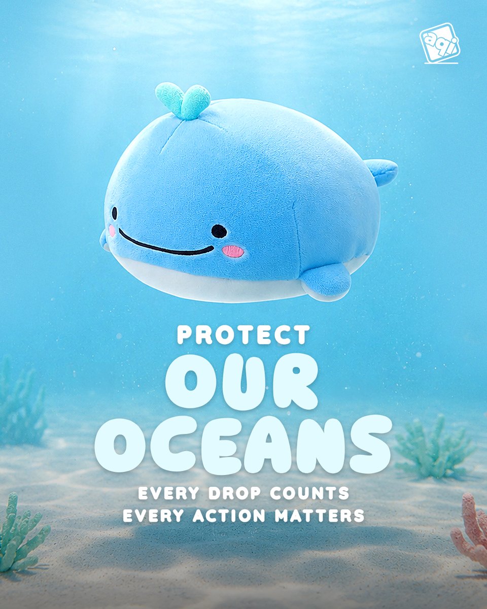 ShopAQI's tweet photo. This World Oceans Day, let’s do our part to protect what connects us all 🌊💙

#aliquantum #AQI #wholesale #WorldOceansDay #jinbaesan https://t.co/9Borsg2qp7