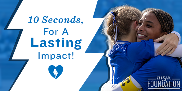 IHSAAFoundation's tweet photo. Want a simple way to help? $799 can help fund the installation of an AED in a school. 

Join the fiscal year-end push: Every Life Counts.

🔗 https://t.co/ajDZOhTSeC https://t.co/EyMrYoCy9M