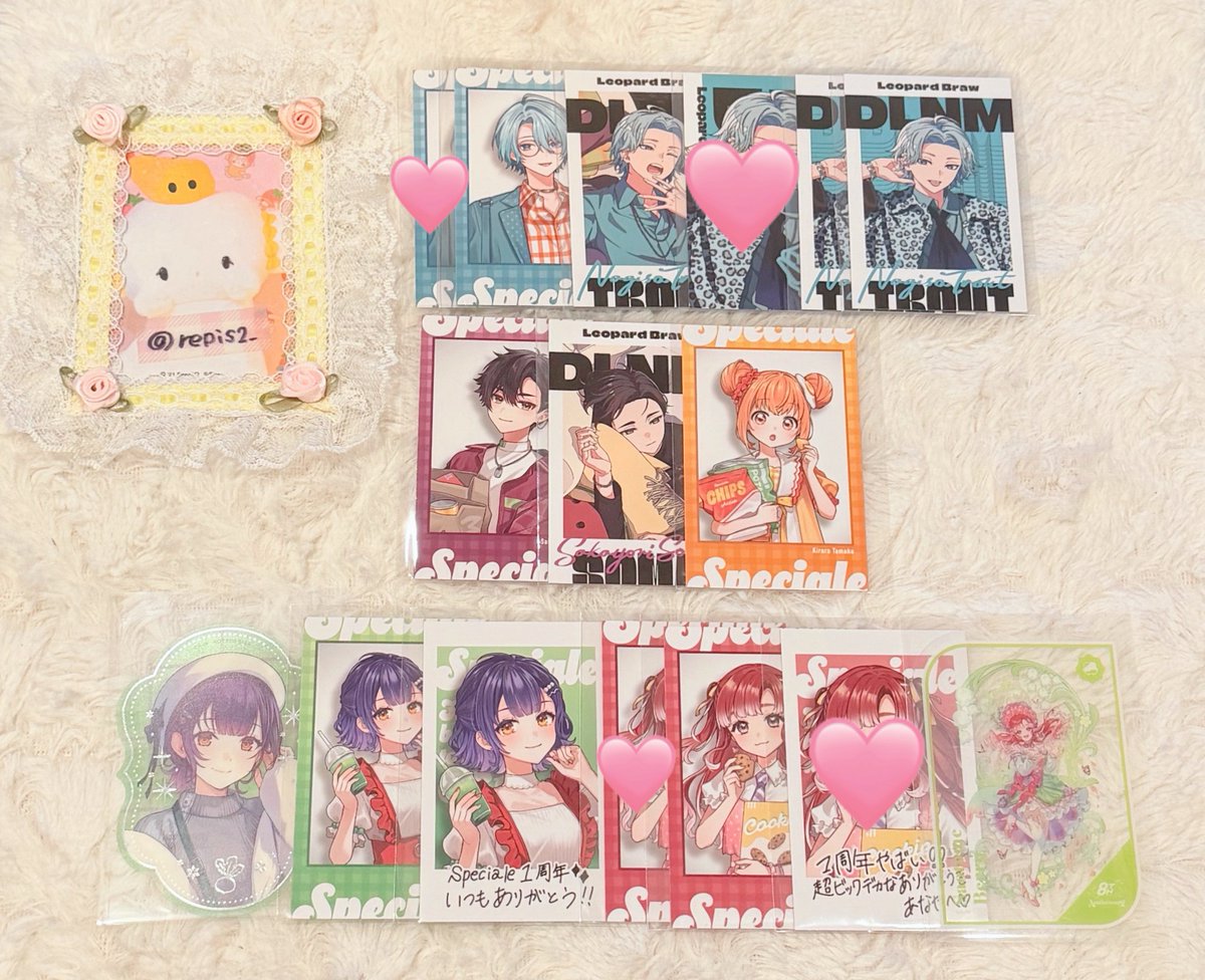 repis2_'s tweet photo. 〖 交換 〗
にじさんじ 🌈🕒 同種 異種
ChroNoiR ROF-MAO VOLTACTION Speciale 3SKM みたらし団 Dytica
にじたうん にじネイル CoLotta
ステッカー ポストカード カード 特典 

譲 ｜ 画像1〜12

求 ｜ 画像13・14

・友人分取引
・郵送のみ
・条件の良い方 / まとめて優先

お気軽にご相談ください。 https://t.co/GVAN9v54j1