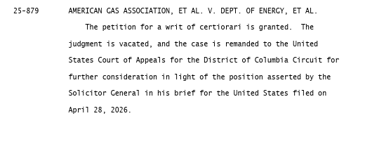 EWess92's tweet photo. Could President Biden ban gas-fired furnaces and water heaters? In a big win for @TheJusticeDept (and new Chevron GC Scott Keller), the Supreme Court vacates the D.C. Circuit saying yes and remands to reconsider. Big win for American consumers and working appliances. https://t.co/HUNCSRp7wJ