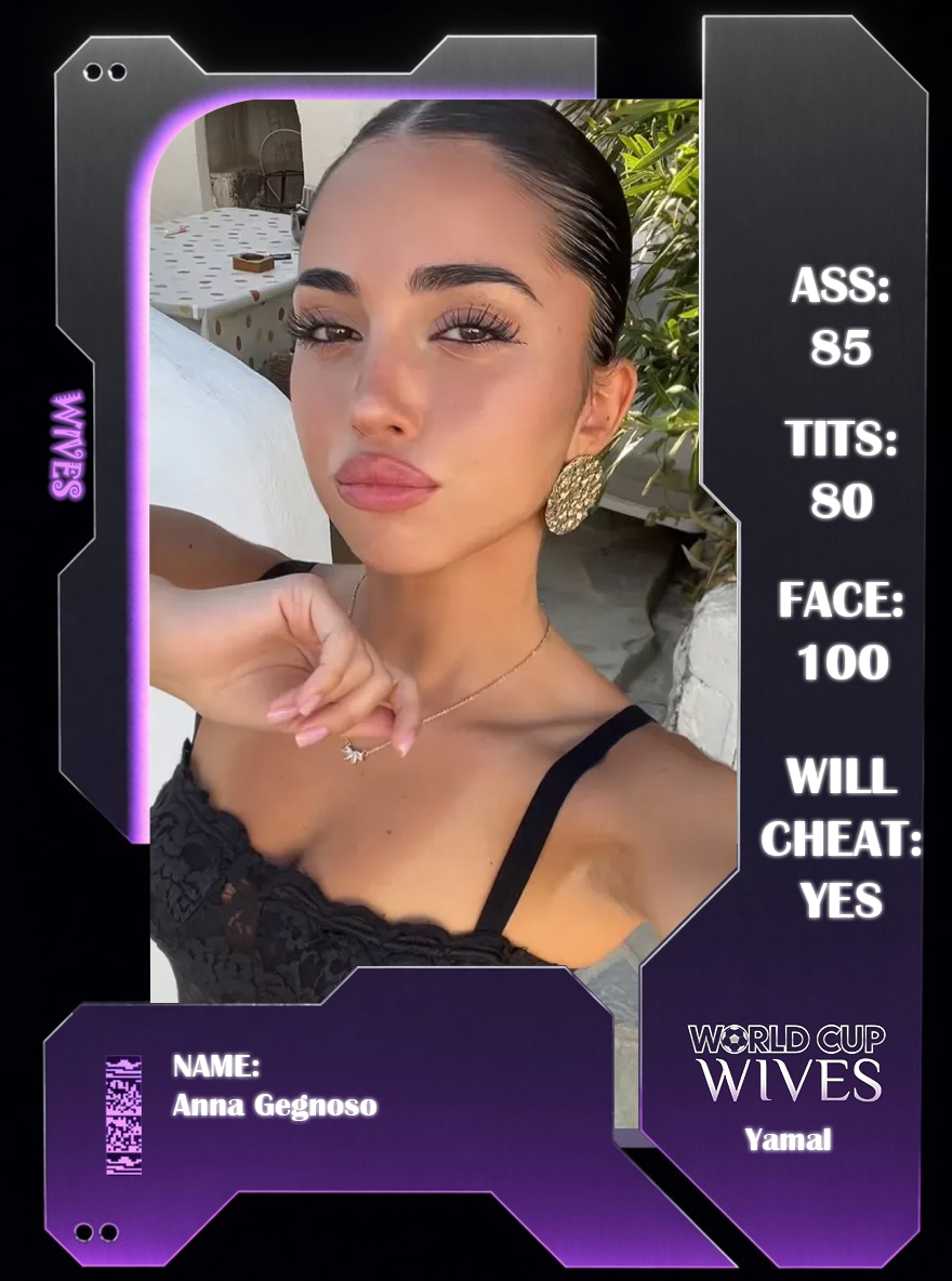 worldcupwives's tweet photo. Damn! Lamine Yamal's girl is fallin short in the TITS department but making it up with the FACE

ASS: 85 TITS: 80 FACE: 100 WILL CHEAT: YES

$Anna

CA: 3eZecJLhERKY7NaPdtgHCSm9AeGRAFNqv1Zg8YQzpump https://t.co/OuGyUxbYAr