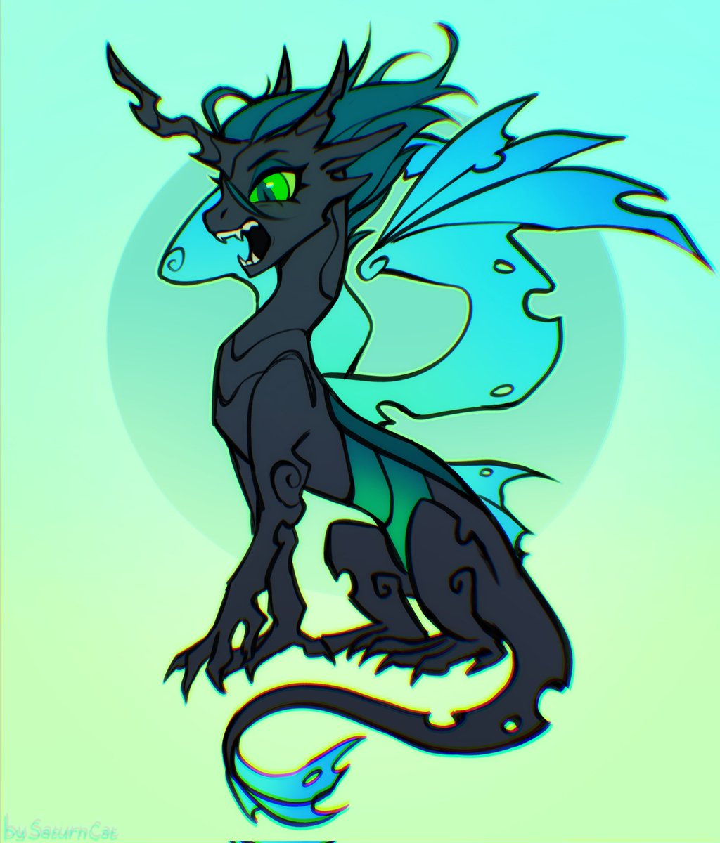 Saturna_Cat's tweet photo. Reptile Chrysalis -w-
#art #artist #mlp https://t.co/wmpzFIqFjr