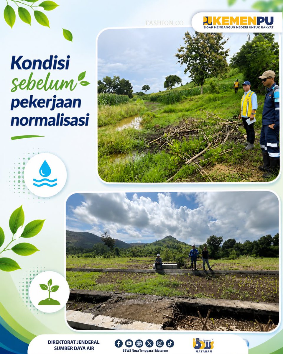 bws_nt1's tweet photo. Rehabilitasi DI Tanju Kiri di Dompu, Kementerian PU Optimalkan Suplai Air bagi Petani

Kementerian PU melalui BBWS Nusa Tenggara I melaksanakan Rehabilitasi...

lengkapnya disini:
https://t.co/ljAqZkhEFe
#SigapMembangunNegeriUntukRakyat
#MengelolaAirUntukNegeri https://t.co/0mgyoTmSqC