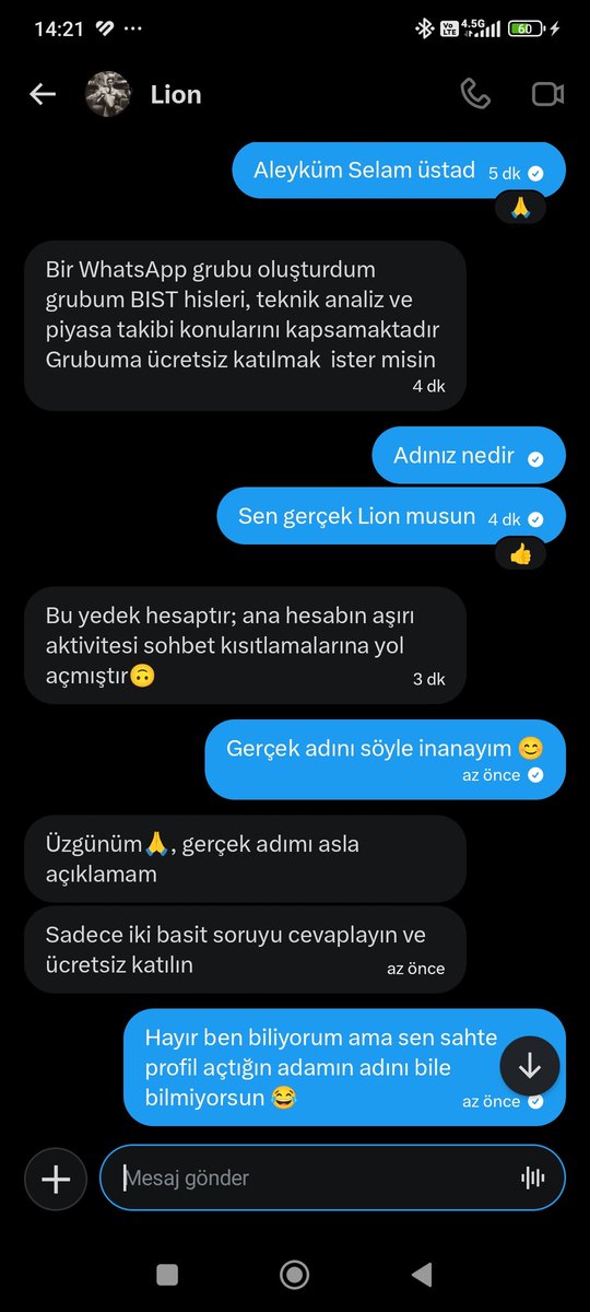 btrrehber's tweet photo. @Lion1905007 Bana biri yanaştı hocam 😂😂 https://t.co/Lry5o6kprx