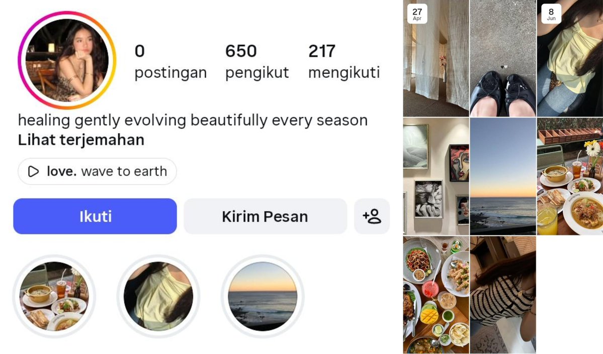𓇼 Meya, jual akun ig tweet media