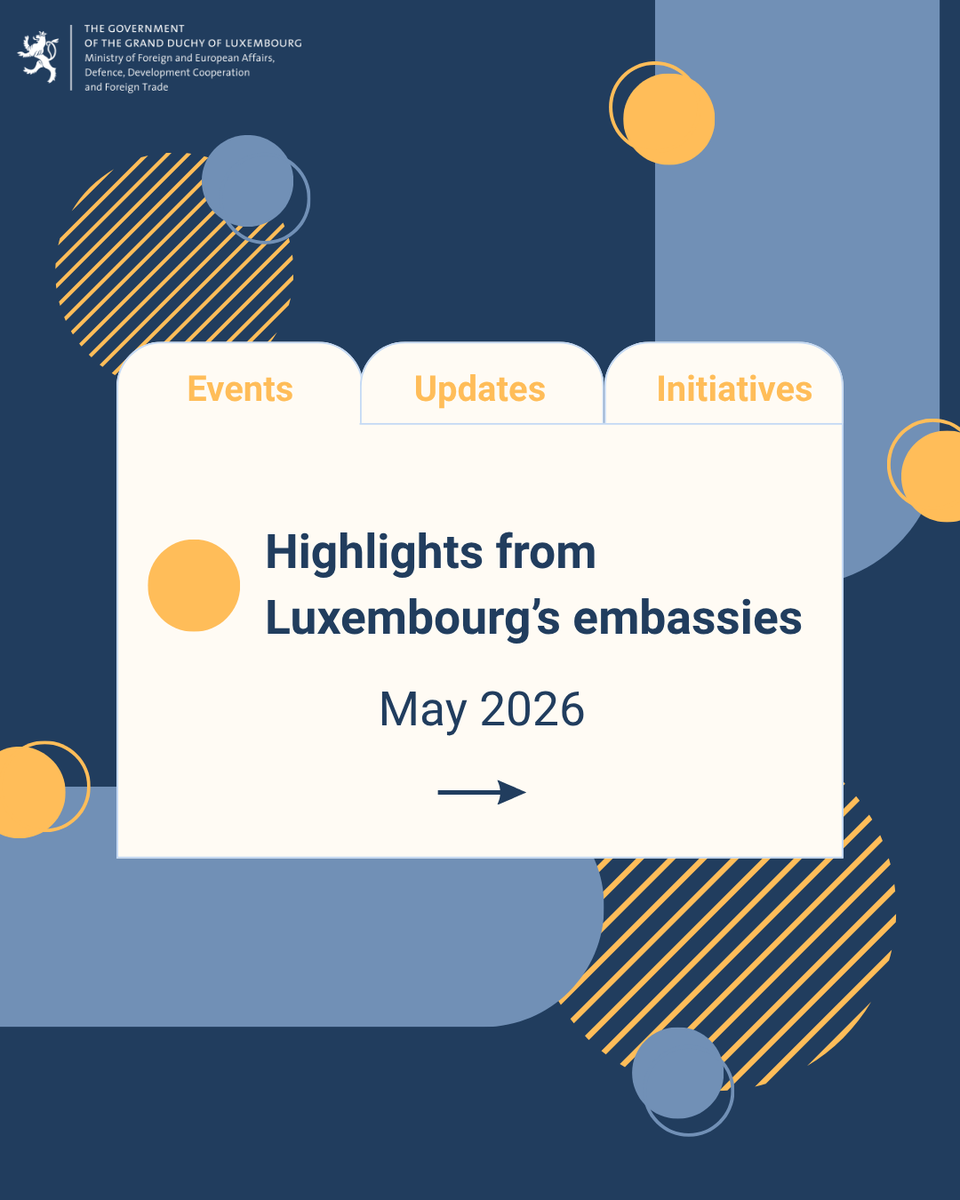 MFA_Lu's tweet photo. Luxembourg across the globe🇱🇺🌎

Through dedication and collaboration, our embassies strengthen global partnerships, support our communities, and contribute to a brighter future for all. 💪
Stay connected and follow along for the latest updates!⬇ https://t.co/WMkWYnfuML
