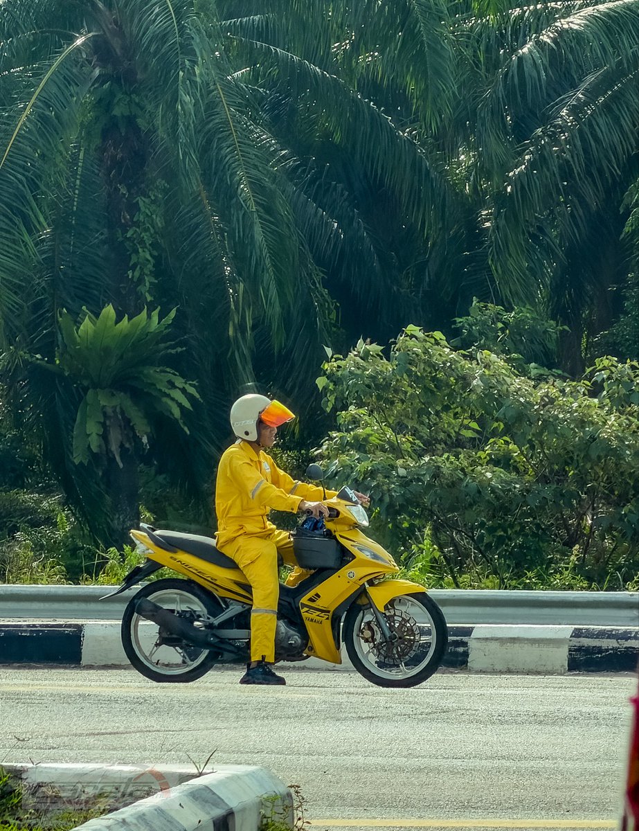 HezeriSamsuri's tweet photo. Bro, respect sebab tunggu lampu merah dengan tertib.

Dan motor matching dengan baju. https://t.co/WEQBP42WK1