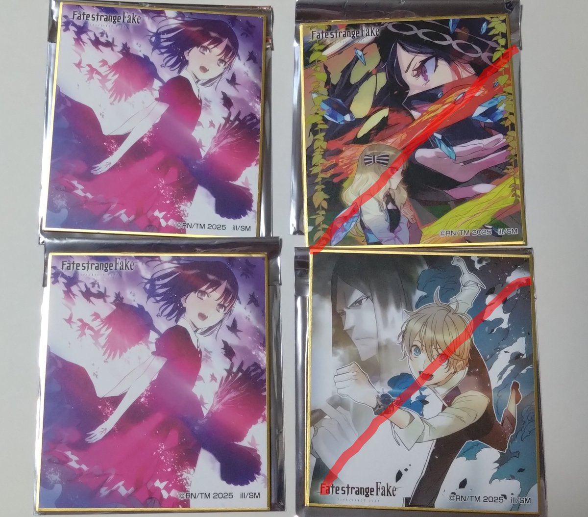 nagatyuki2's tweet photo. 【Fate/strange Fake　交換譲渡】 
（譲）★ギルガメッシュ、★エルキドゥ、デュマ、☆イシュタル、☆椿、☆ティーネ

（求）各定価+送料
セイバー陣営（リチャード、アヤカ）異種可

↓

【マルイ、缶バッジ、ミニ色紙、ライトノベル展、クリアカード、特典、ブロマイド】 https://t.co/gujKeShe8s