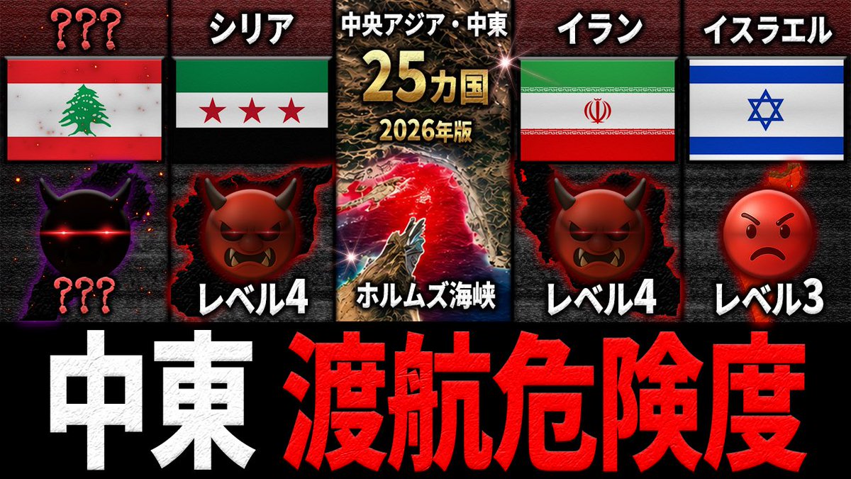 riskmap_jp's tweet photo. YouTube新作動画投稿いたしました🎥

下記リンクからご確認ください！

https://t.co/jNIinn4WLq

#日本リスクマップ https://t.co/BbGPKVL6uA