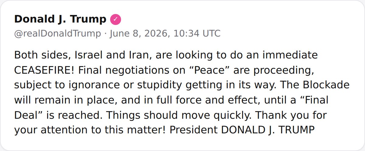 SGhasseminejad's tweet photo. So it is a “Peace” deal now! https://t.co/HJFhadXkky