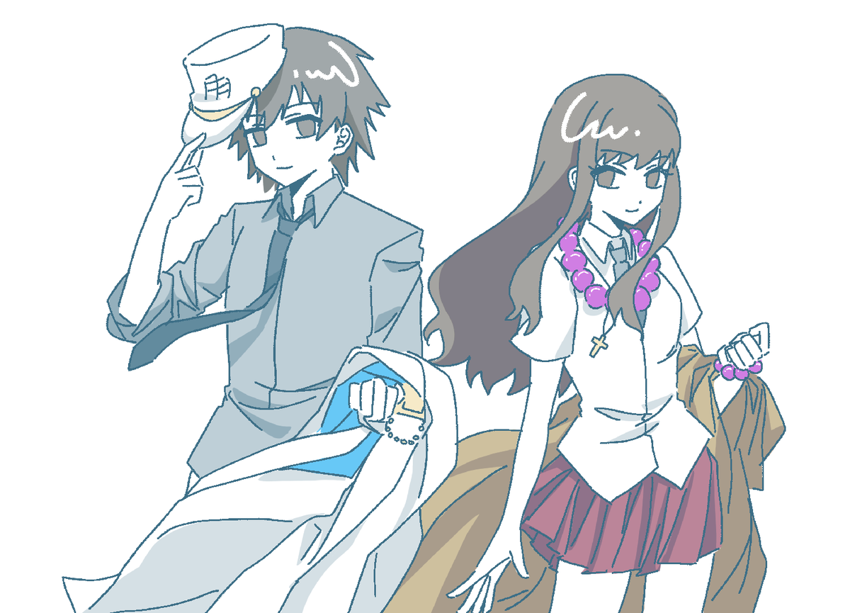 CandyMeltTry's tweet photo. 月之男女主角（neta有）
#fgo https://t.co/CmZnTkAJ6z