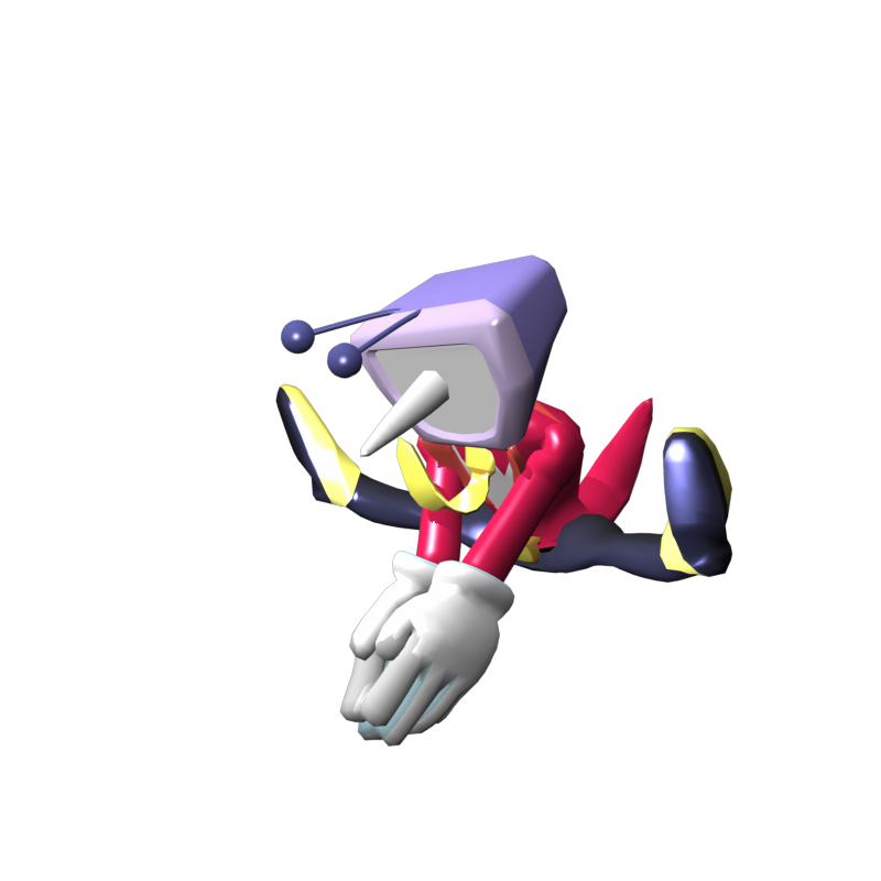 PIXELATEDCROWN's tweet photo. I had a lot of fun pushing myself to match the dynamic poses Toby had in mind for Tenna - making him so crazy and expressive was something I couldn't have done without his prompts. He'd draw the faces on afterward too, which really brought Tenna to life! https://t.co/ILebtFT3RL