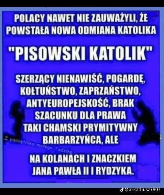 pendulum1970's tweet photo. @pisorgpl @CzarnekP Pazerni I Skorumpowani https://t.co/O7YxpIxEMb