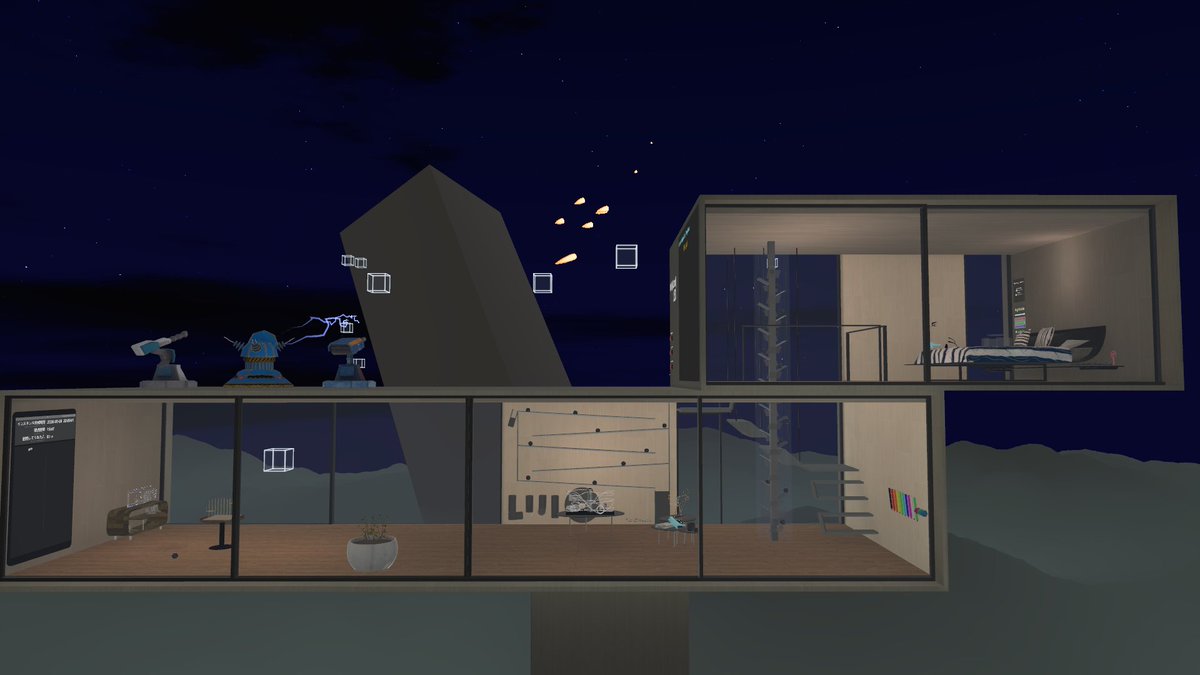 gat8vr's tweet photo. 最近作ってたお家が良い感じになってきた https://t.co/I6eaScEHA4