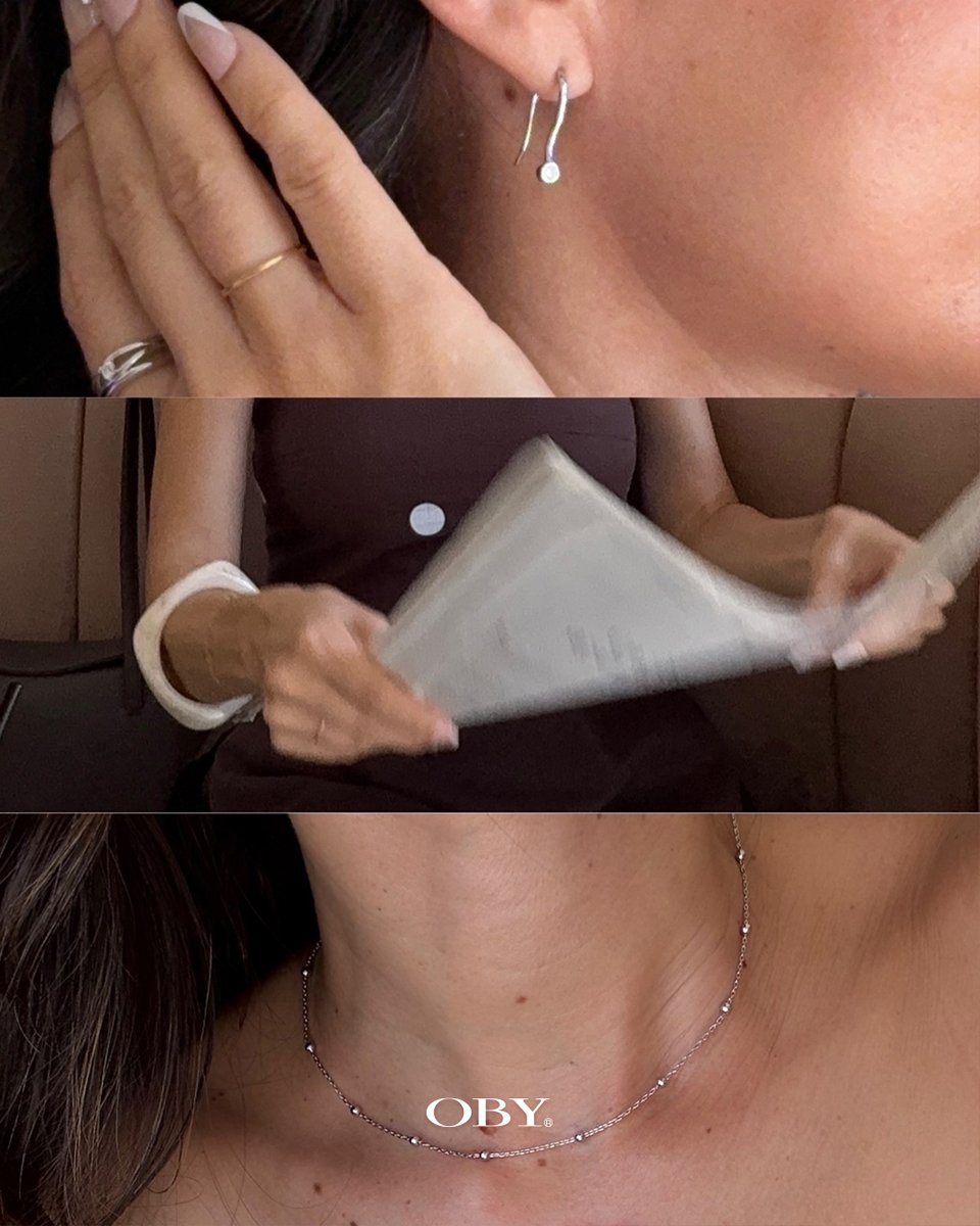 OBYJewellry's tweet photo. Elevating the everyday with silver essentials. ✨ There’s something about the cool tones of silver that feels like a fresh start. ☕️🗞️ https://t.co/elHDKxRNPy