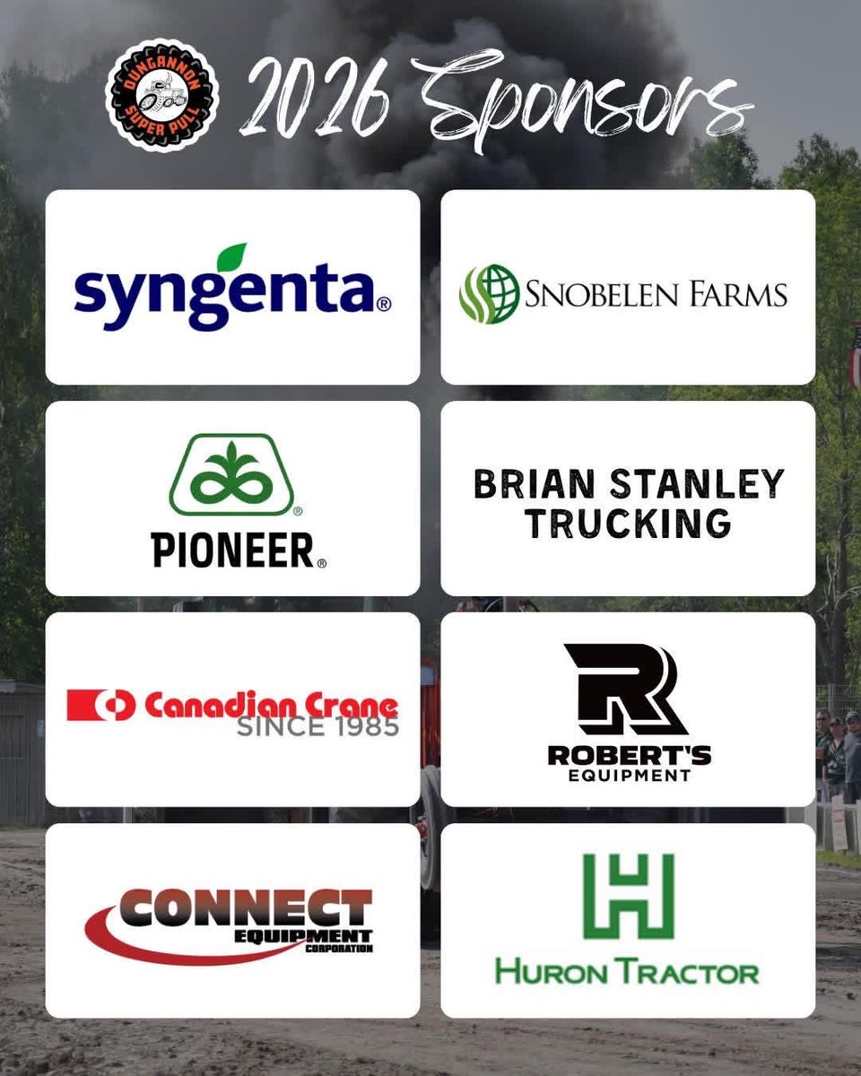 Dgsuperpull's tweet photo. With Dungannon SuperPull weekend fast approaching, we wanted to take time to say THANK YOU to our amazing sponsors!!! 
We are very appreciative of their support 🫶🏼

Check out our 2026 Platinum, Emerald &amp; Diamond level sponsors!
1/3
#fullpull26
#fathersdayweekend https://t.co/yN6vCuzQ4B