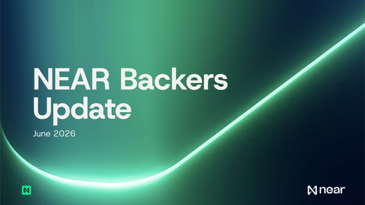 alex_scharrer's tweet photo. We're hosting our virtual NEAR Backers Summit on June 11 to walk through NEAR's momentum across the stack:

- @near_intents 
- @near_ai 
- @NEARProtocol
- Tokenomics: fee mechanics, revenue, value capture

If you're a capital allocator interested in joining, DM me for an invite. https://t.co/SeHtOr4QXG
