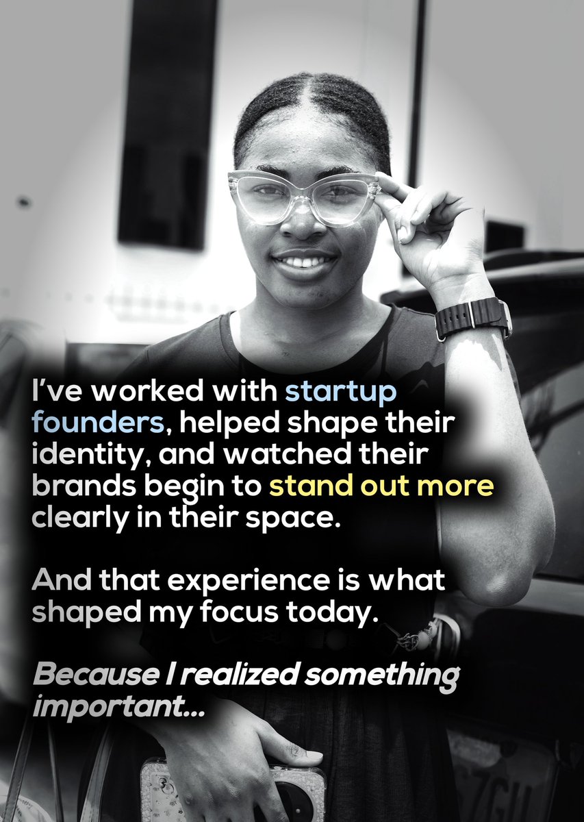 UdEtop's tweet photo. Over time, I began building brands from scratch and helping startup founders shape how they are perceived.

And I realized something:

Most founders don’t struggle with their idea.
They struggle with how their brand represents that idea. https://t.co/AW5qhaIo4L