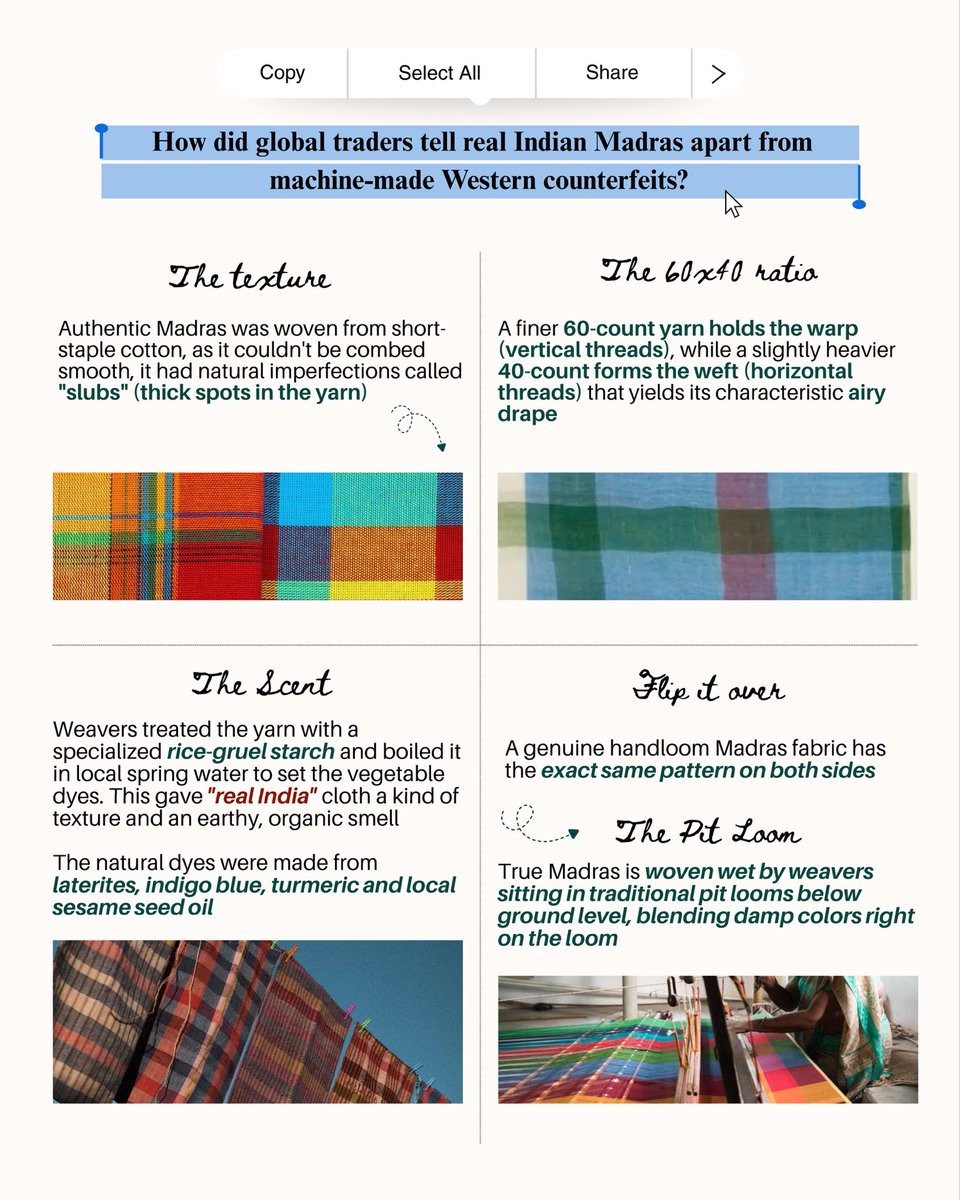 dchandlooms01's tweet photo. As promised, The World Wear India Series 2 is back to serve another anecdote of our and only (and the most travelled handloom) Madras Checks! 🇮🇳 https://t.co/WiQxTDDCuj