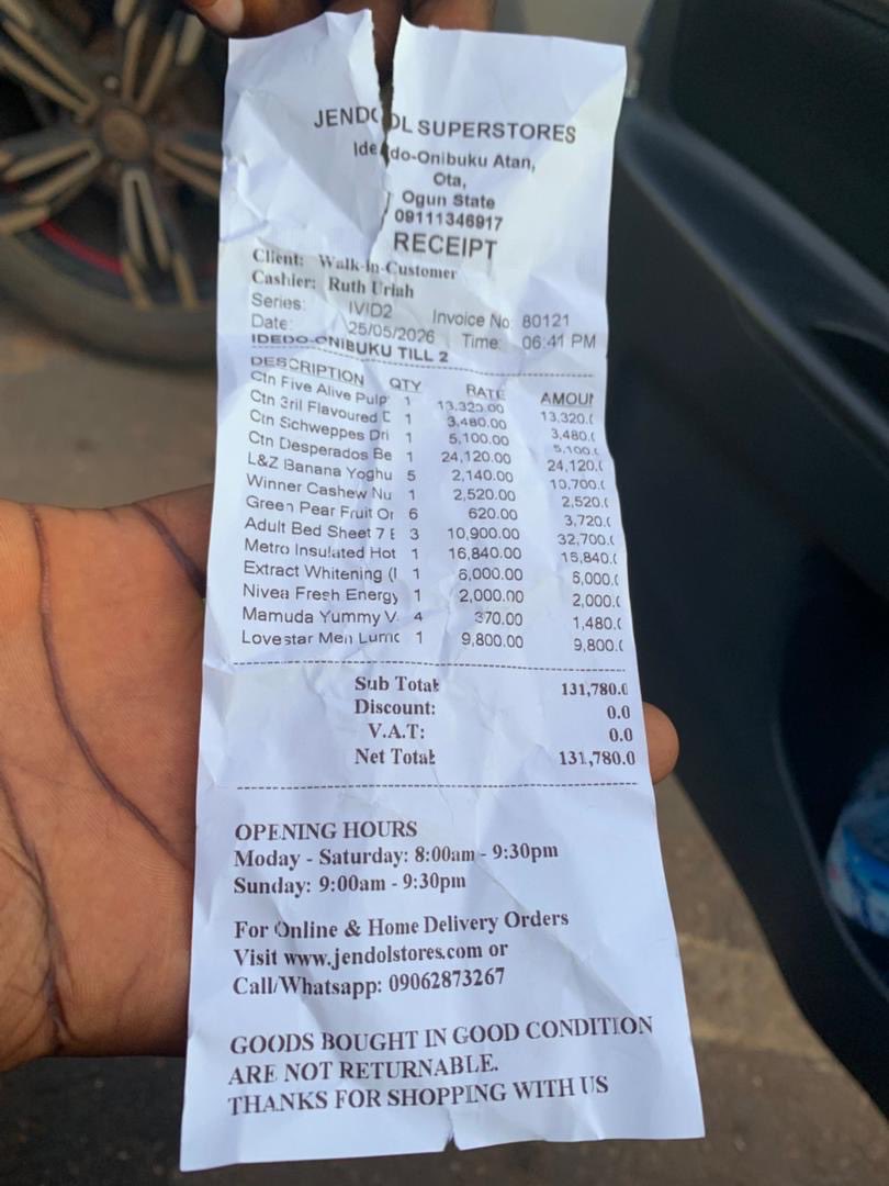 amofin_agba's tweet photo. If a supermarket tells you, “Goods sold cannot be returned,” they might be violating Nigerian law.

My dad, a respected Islamic scholar, recently faced this at a popular supermarket. Here is how we fought for his consumer rights and won, and why you should too when you find yourself in a similar situation.

While shopping for Eid al-Adha at a Jendol Superstores branch, he inadvertently picked up a carton of Desperado, completely unaware it was alcoholic.

When he got outside, one of the persons with him noticed. He immediately sent his companion back inside with the intact carton and receipt to exchange it for soft drinks of equal value.

To their surprise, the manager flatly refused, citing the rigid store policy: “Goods sold are non-returnable.”

He called me and I asked them to take the carton of desperado and leave the store. Instead of causing a scene, they left the premises without further ado.

Upon getting home, I looked at the receipt and I told my dad that I will escalate the matter officially to their corporate management and that the matter would be resolved.

I went on the Jendol website, saw their customer complaints section and wrote a formal complaint on behalf of my dad. In the complaints, I emphasized how the manager’s refusal caused my dad immense embarrassment, as bystanders even suggested that he resell the beer to get his money back which is an act forbidden in his faith. I added that taking the beer from their store to his house was a massive religious and reputational risk as he is a devout Muslim and more importantly, a recognized and reputable Islamic Scholar.

It was not up to two hours when a member of Jendol’s Corporate management called my dad on phone as I had to add his contact in the complaints section. He stepped in, apologized profusely, and asked my dad to return the product. My dad was so surprised and he just said while smiling“Eyin lawyer yii sha” meaning - “you these lawyers”. Just yesterday, my dad informed me that he successfully returned the carton and took a bag of Semovita instead.

It was such a win for customer service, but more importantly, a win for consumer rights.

So if you are seeing this, never let "store policies" intimidate you into forfeiting your rights. Under the Federal Competition and Consumer Protection Commission (FCCPC) Act of Nigeria, consumers have a legal right to return goods under specific conditions.

No internal corporate policy overrides the laws of the land. If a business policy contradicts existing consumer protection laws, it is void ab initio (void from the beginning).

Know your rights, document your evidence, escalate professionally, and never back down! 🇳🇬⚖️