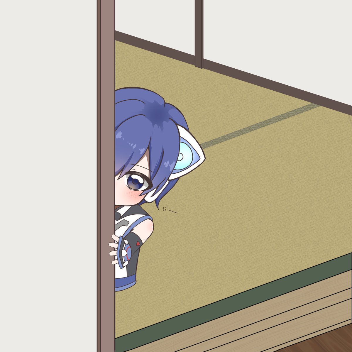 sirosuke0120's tweet photo. ネコサちゃんがこちらを見ている(隠れてるつもり) https://t.co/VGQtRgCUPe