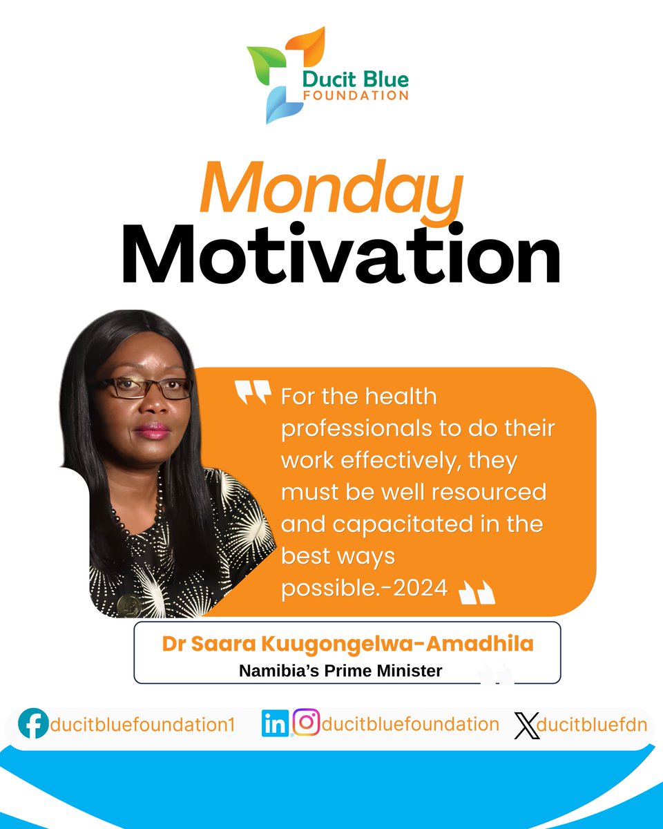 DucitBlueFdn's tweet photo. Strong health systems begin with a strong health workforce.
When health professionals are equipped with the right resources, skills, and enabling environments, they are better positioned to deliver quality care and drive lasting health impact.
#MondayMotivation #HealthWorkforce https://t.co/kLawvvBhWF