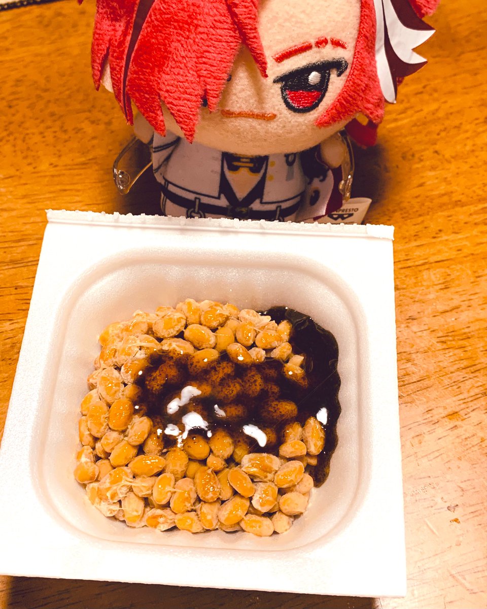 comemusubi's tweet photo. 🍚だよちびちゃ！なっとうだよ…✨✨ https://t.co/vcAauMkklL
