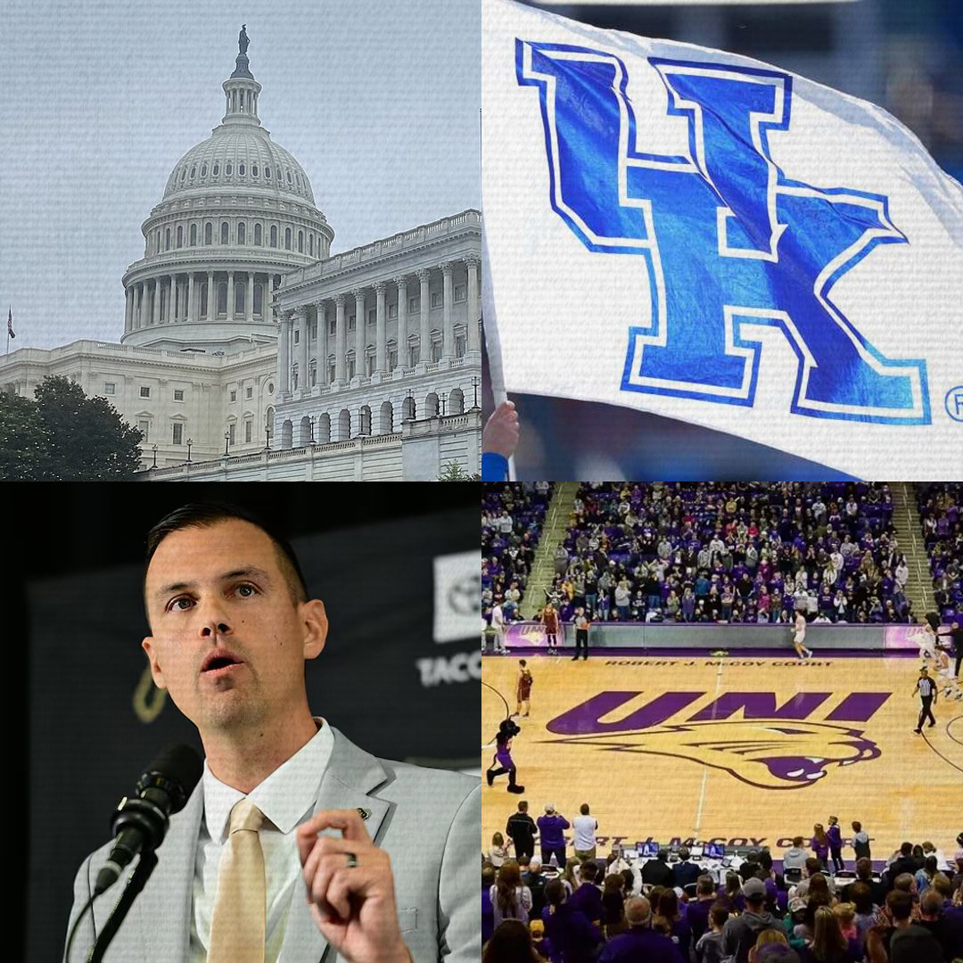 D1ticker's tweet photo. Top stories from this weekend:

➤ @GregSankey, @CodyC64 & many more on the Protect College Sports Act
➤ NCAA updates age-based eligibility model
➤ AD search updates from Kentucky, ODU & Wisconsin
➤ @Brooks_UGA talks spending & facilities
➤ Latest on Sorsby’s

Read more:

Monday: https://t.co/2LVWG6B8ub

Sunday: https://t.co/5ZJsVCwykq

Saturday: https://t.co/glbbRAy0xK