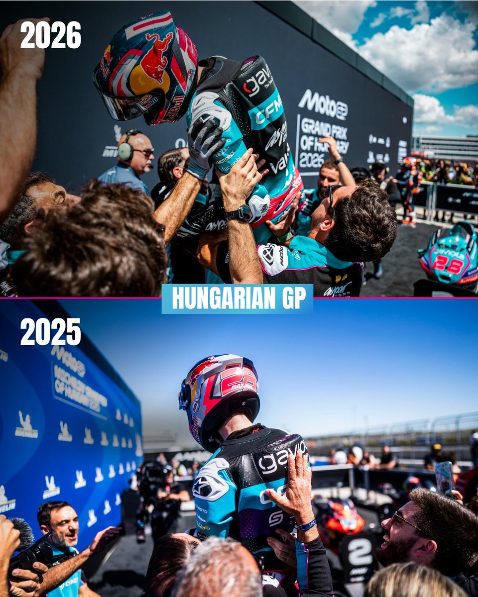 AsparTeam's tweet photo. Find the differences between Quiles' #HungarianGP wins and let us know... we couldn't find a lot! https://t.co/NzCEFqFOo0