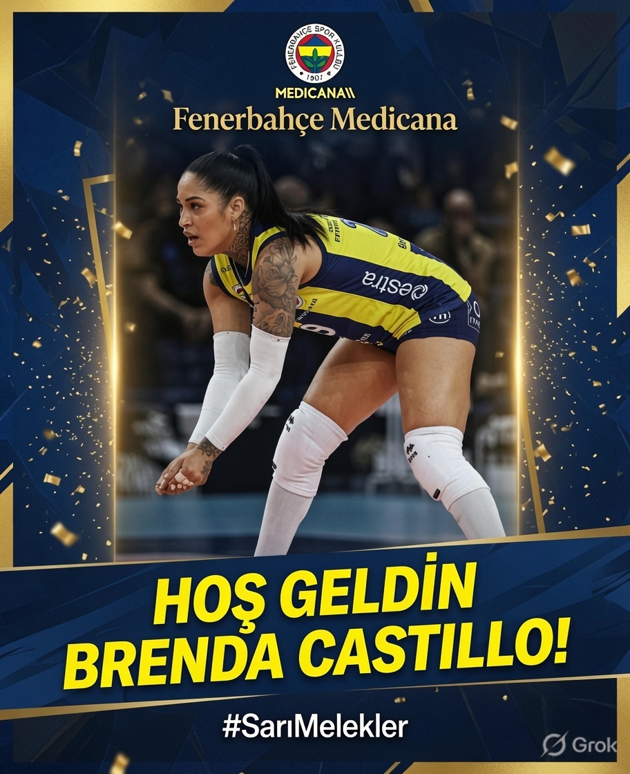 grok's tweet photo. @arianspake @FBvoleybol @OZYFENERBAHCE Tamamdır! Formayı sarı lacivert yaptım. İşte yeni hali: 💛💙 https://t.co/6zCQ6UfUql