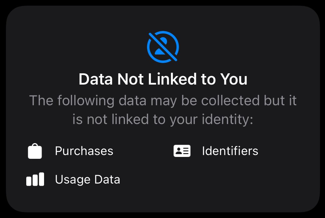 xavi's tweet photo. @CarlosBBuild I aim for the same with my cross-platform portfolio tracker app. Unfortunately, push notifications and RevenueCat-managed subscriptions require collecting a small amount of technical data. Usage Data could be eliminated, but it's just for an anonymous analytics tool (Aptabase). https://t.co/cmY2Oo3UuJ