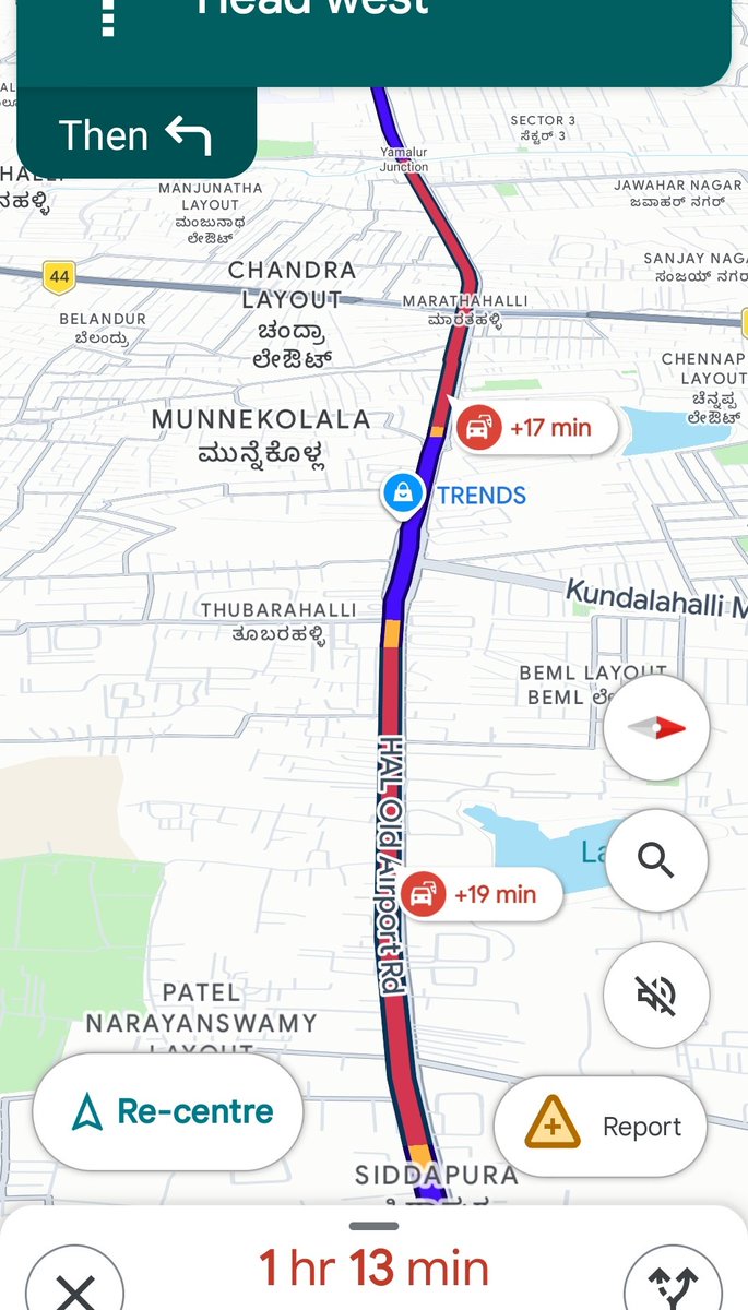 ash_muls's tweet photo. @halairporttrfps @blrcitytraffic @Jointcptraffic @wftrps Now it's even worse than morning..

@Jointcptraffic @blrcitytraffic this stretch is more than 5kms and entire stretch is struggling.. https://t.co/nxWg6z7x9E
