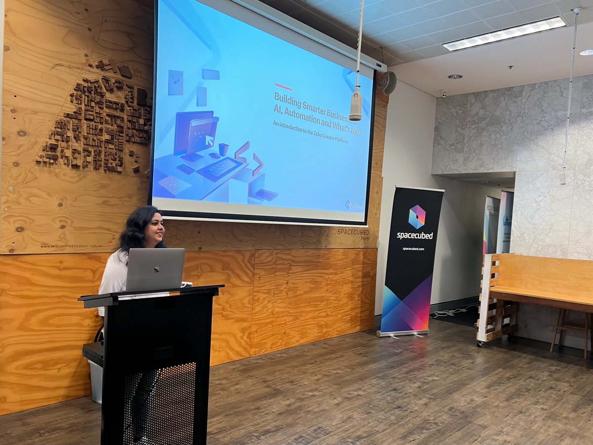 ZohoCreator's tweet photo. Perth, you delivered! 🇦🇺

The Women in Tech Hackathon brought together some of the most passionate and driven minds we've seen, and watching them collaborate, build, and tackle real-world challenges was truly inspiring.

At Zoho Creator, we believe innovation should be accessible to everyone. Events like this remind us why that matters. Here's to more ideas, more innovation, and more women shaping the future of tech! 💙❤️