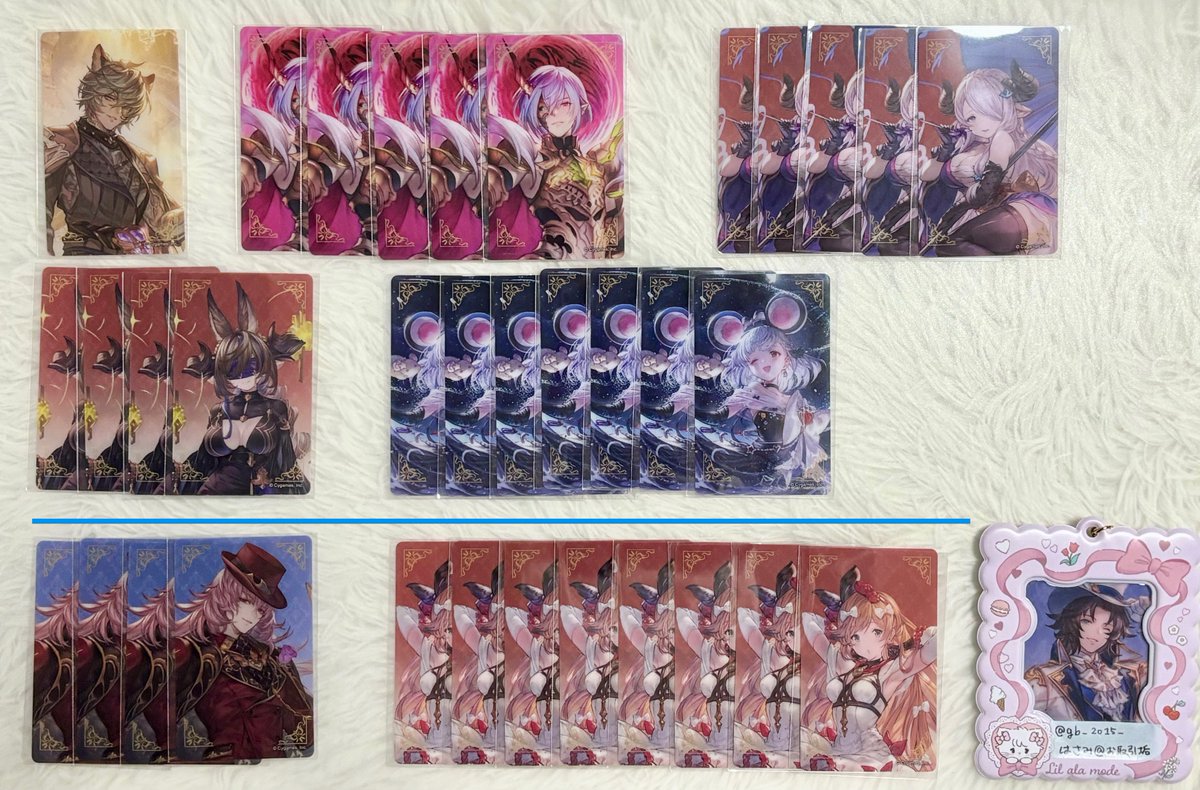 gb_2015_'s tweet photo. 【交換】グラブル　グランブルーファンタジー　メモリアルクリアシートコレクション

求￤同種ランスロット
譲￤画像参照

郵送交換希望
ツリーの異種と併せてでも◎
画像③青線より上は1:1。
他はご不快でなければ複数提供可能です。

検索からもお気軽にお声掛けください。 https://t.co/H5NANU1BHy