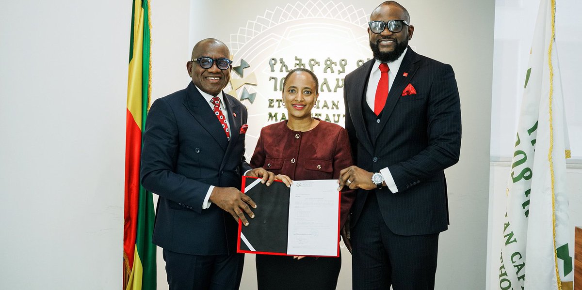 UnitedCap's tweet photo. BOLD MOVES!

United Capital has secured operational licenses to expand into Rwanda and Ethiopia, becoming the first foreign investment bank to obtain an investment banking license in Ethiopia.

This marks another bold step in our mission to empower Africa’s economic growth! https://t.co/q813XSlBzO