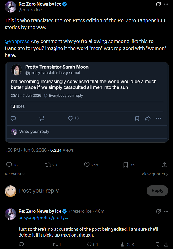 666helldweller's tweet photo. using your 45k followers platform to invite harassment towards this woman over a nothingburger satire post is crazy

I don't think you got any rights to throw tantrums bc "she said bad things about men" when you promovate islamophobic rhethorics and use slurs you can't reclaim https://t.co/lEQZ2YWzlD